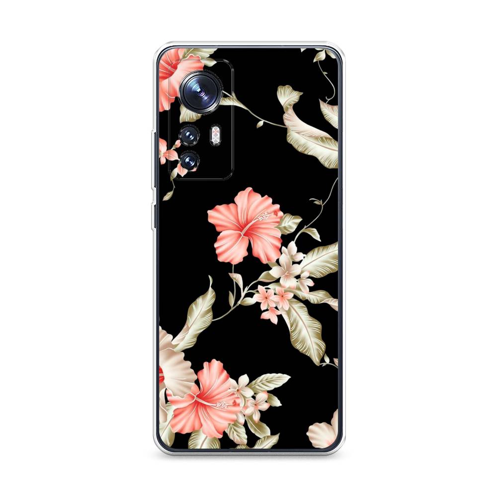 

Чехол Awog на Xiaomi 12 "Цветы на черном", 312350-8
