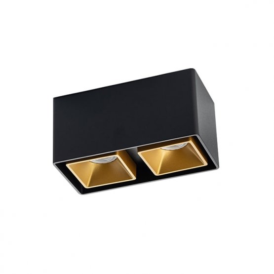 

Светильник потолочный Italline FASHION FASHION FX2 black + 2*Ring FXR gold