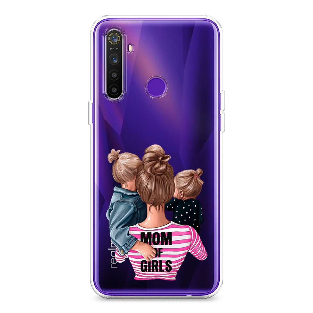 

Чехол Awog на Realme 5 "Mom of Girls", Разноцветный, 251550-6