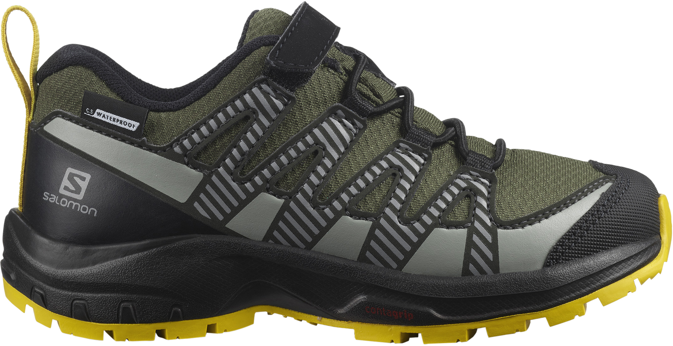 фото Кроссовки salomon xa pro v8 cswp k olive night/black/sulphur (eur:28)