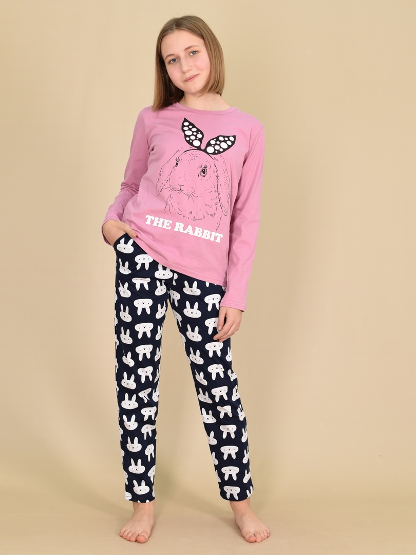 

Пижама детская LIDEKO kids 581-22, розовый, 140, 581-22