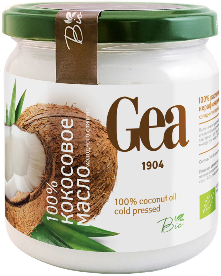 

Масло кокосовое Gea 100% 350мл