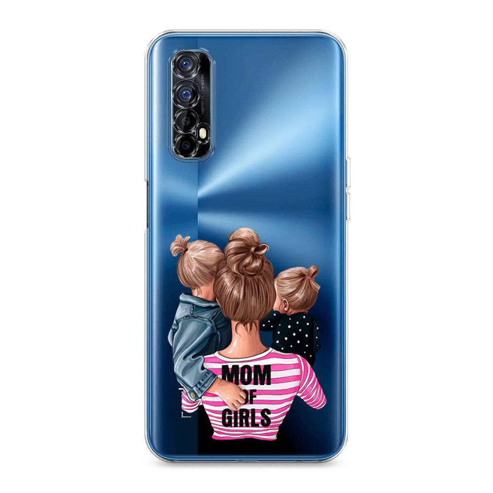 

Чехол Awog на Realme 7 "Mom of Girls", Разноцветный, 254150-6