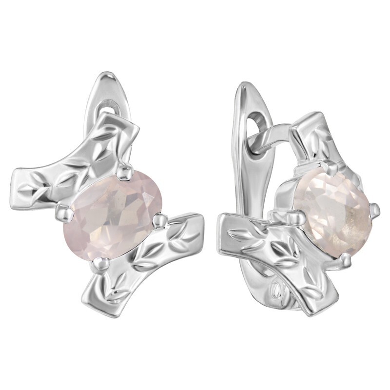 

Серьги из серебра с кварцем LAZURIT-ONLINE 8132PD, 8132PD