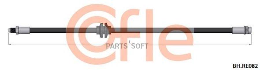 

COFLE 92.BH.RE082 Шланг тормозной передн RENAULT Duster 12- 1шт