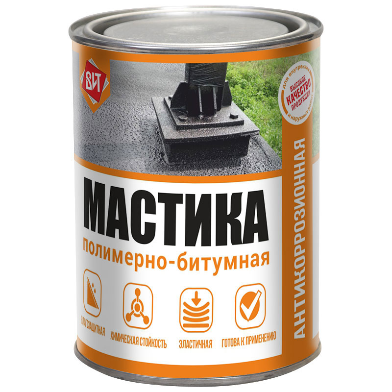 

Мастика полимерно-битумная 0,8 кг