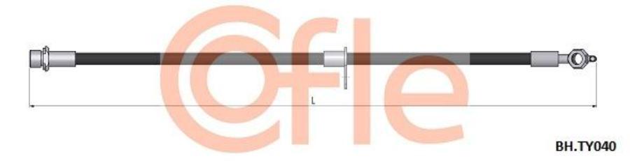 

COFLE 92.BH.TY040 Шланг тормозной передн прав TOYOTA RAV 4 94- 1шт
