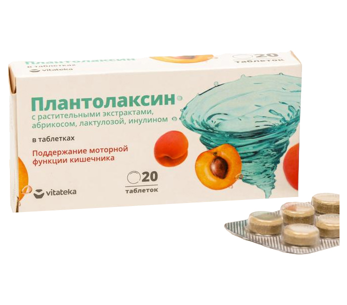 Купить Плантолаксин Витатека, 20 таблеток по 500 мг, Vitateka