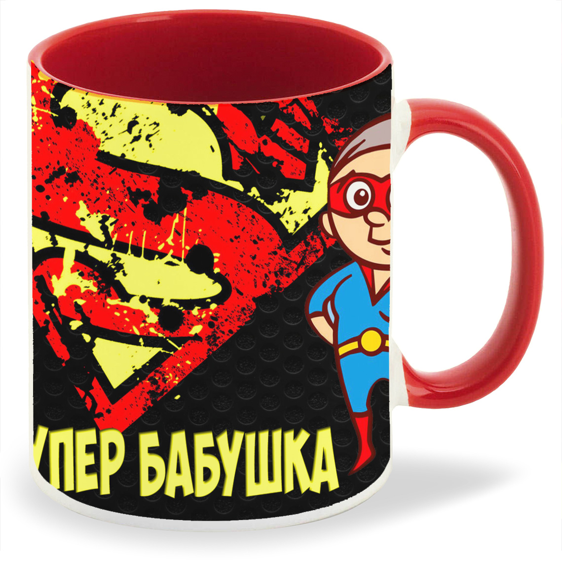 

Кружка CoolPodarok Супер дедушка, Супер дедушка