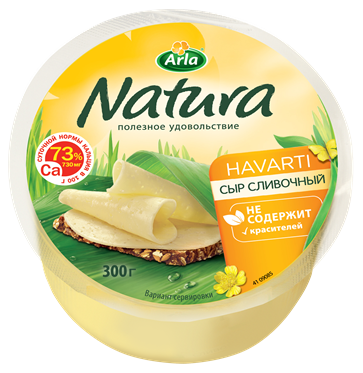 фото Сыр arla natura сливочный 45% 450 г