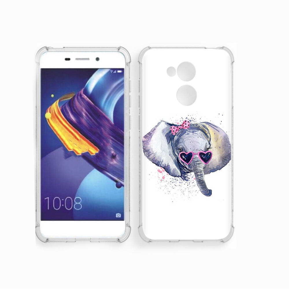 

Чехол MyPads Tocco для Huawei 6C Pro слоник в очках (PT88459.60.608), Прозрачный, Tocco