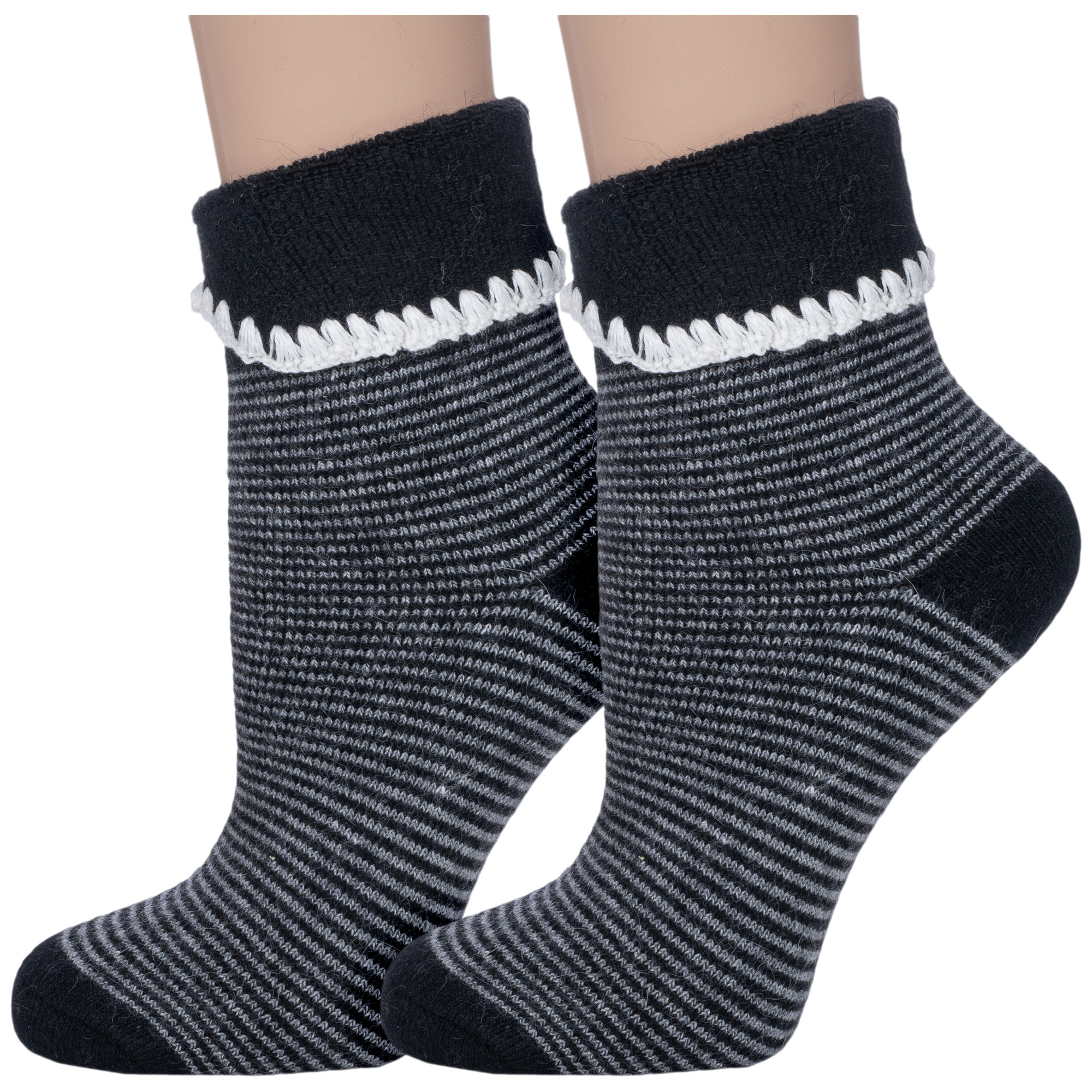 Комплект носков женских Hobby Line 2-6171 черных 36-40