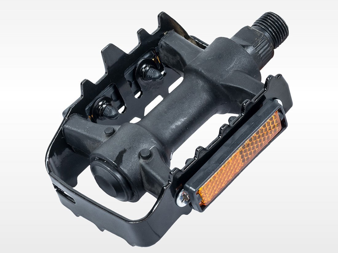 

Педаль велосипедная пластик 2603-70 MTB, 9/16 с алюминий рамкой
