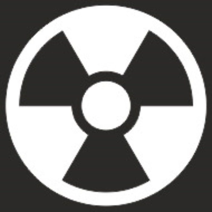 

Наклейка БЛИКЕР термо плоттер Знак радиации, 50х50 мм, цвет серебро, Skyway, Л1839