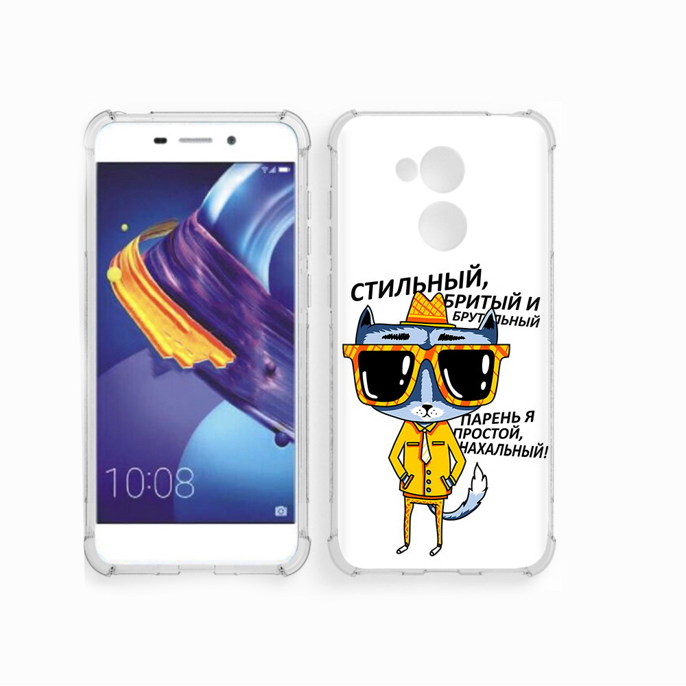 

Чехол MyPads Tocco для Huawei 6C Pro стильный кот (PT88459.60.625), Прозрачный, Tocco