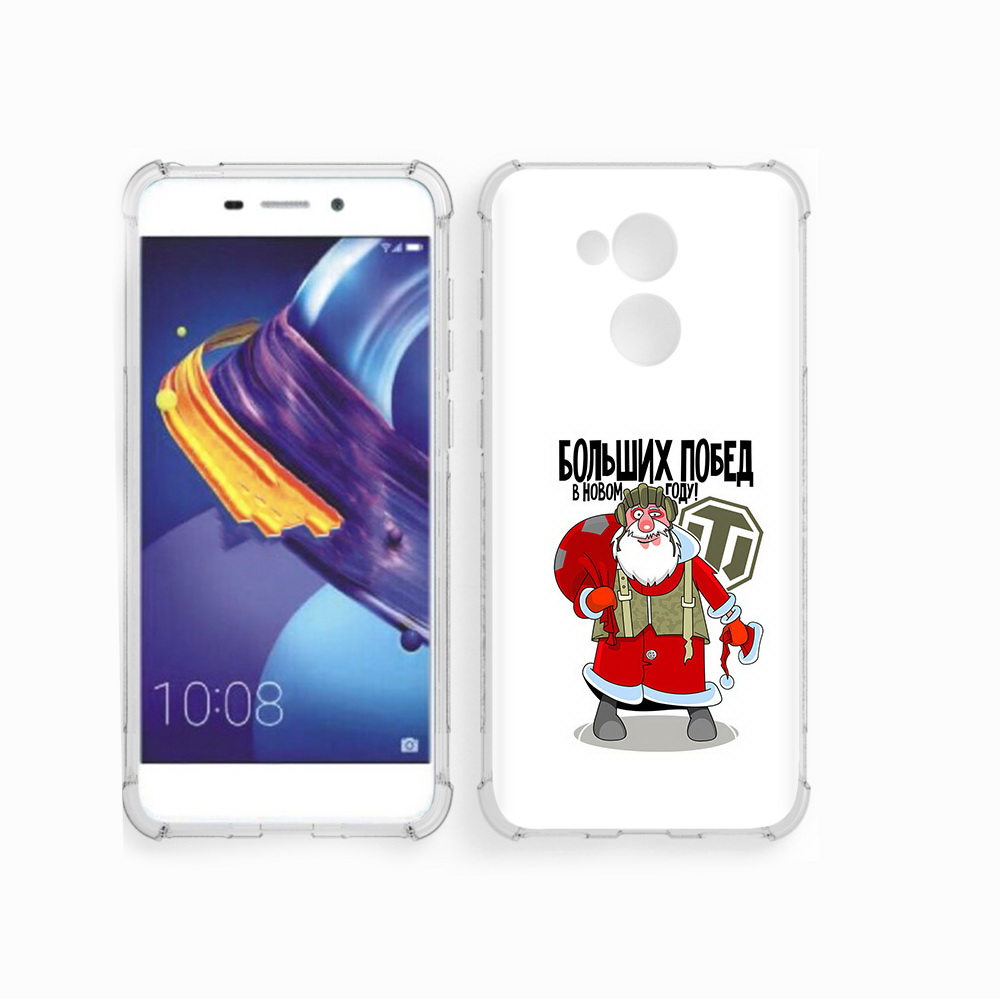 

Чехол MyPads Tocco для Huawei 6C Pro Дед мороз и World of Tanks (PT88459.60.63), Прозрачный, Tocco