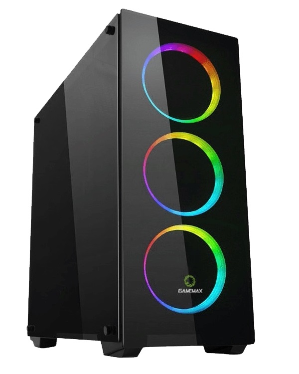 

Корпус компьютерный GAMEMAX VISION RC Black, VISION RC