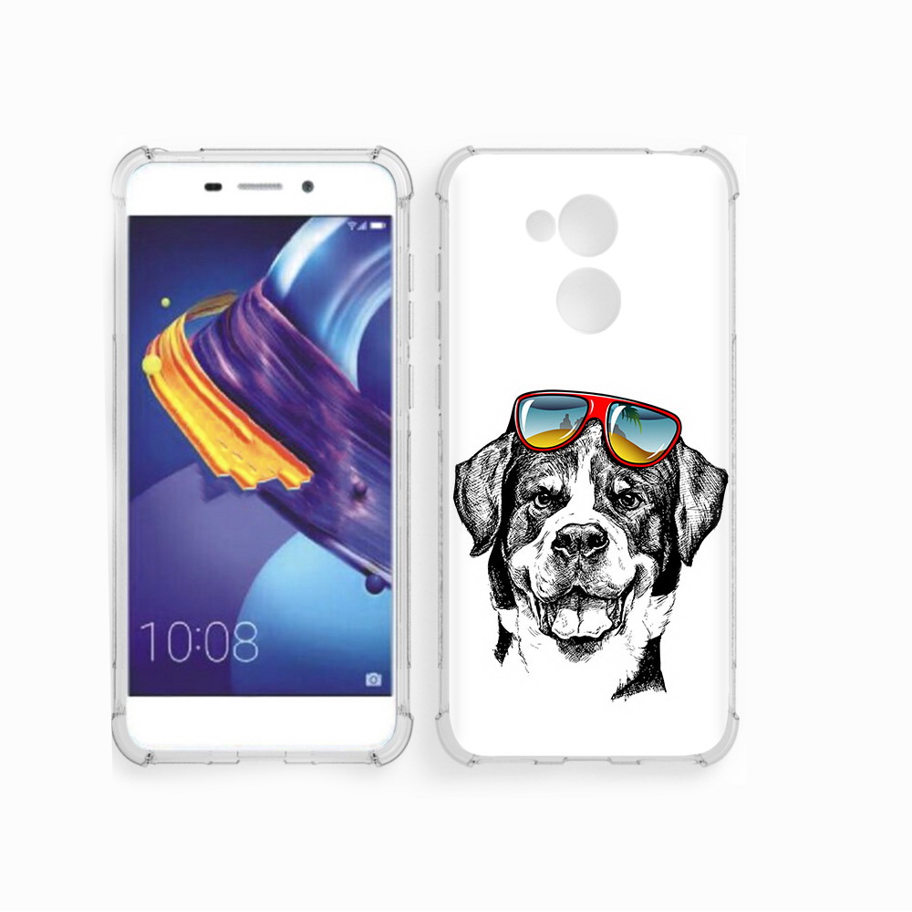 

Чехол MyPads Tocco для Huawei 6C Pro счастливая собака (PT88459.60.631), Прозрачный, Tocco
