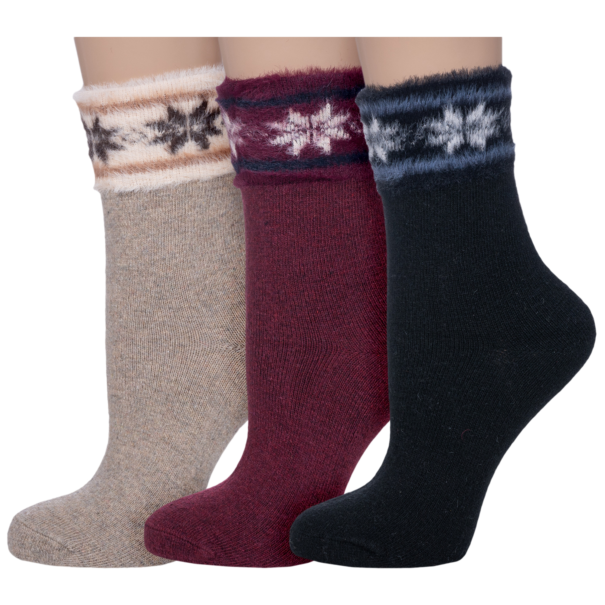 Комплект носков женских Hobby Line 3-7806-1 разноцветных 36-40