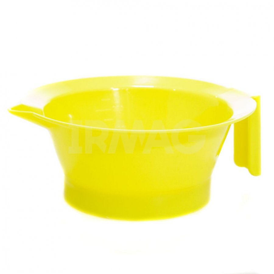 Чаша для красителя Melon Pro пластик с носиком желтая 250 мл чаша для красителя с носиком melon pro прорезиное дно чёрная 360 мл jb0005b