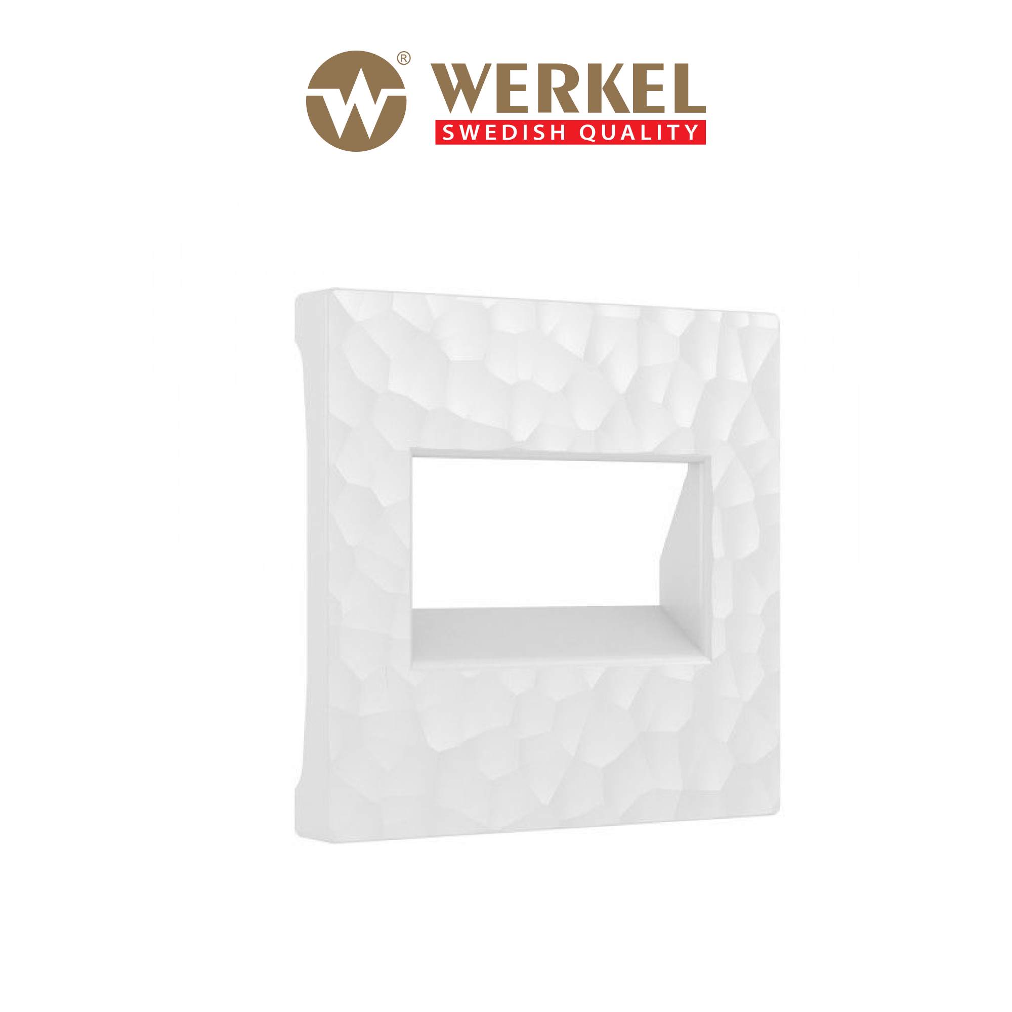 

Накладка на механизм Werkel W1291101/ Накладка для двойной розетки Еthernet RJ-45 (белый)