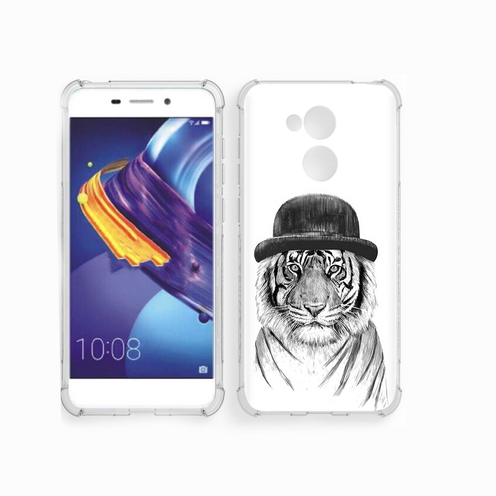 

Чехол MyPads Tocco для Huawei 6C Pro тигр британец (PT88459.60.641), Прозрачный, Tocco