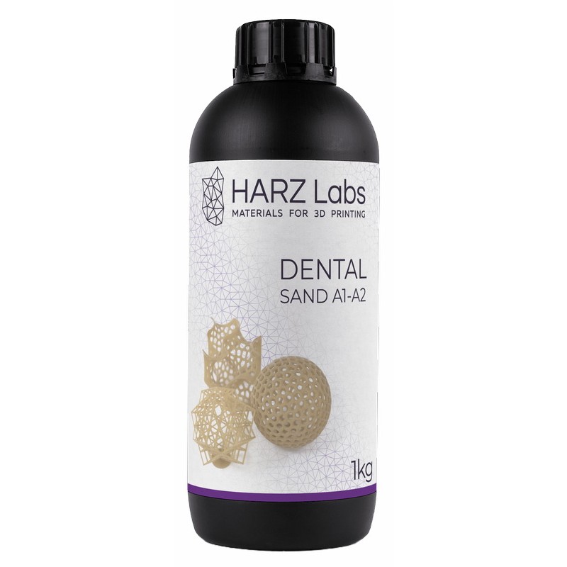 Фотополимер HARZ Labs Dental Sand PRO A1-A2, 1 л