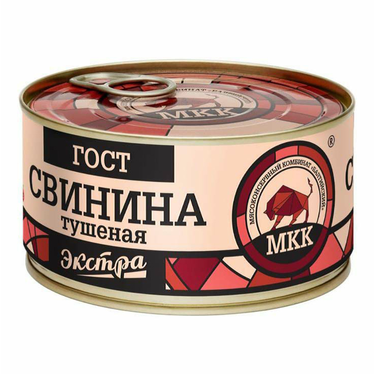 

Свинина тушеная высший сорт 325 г