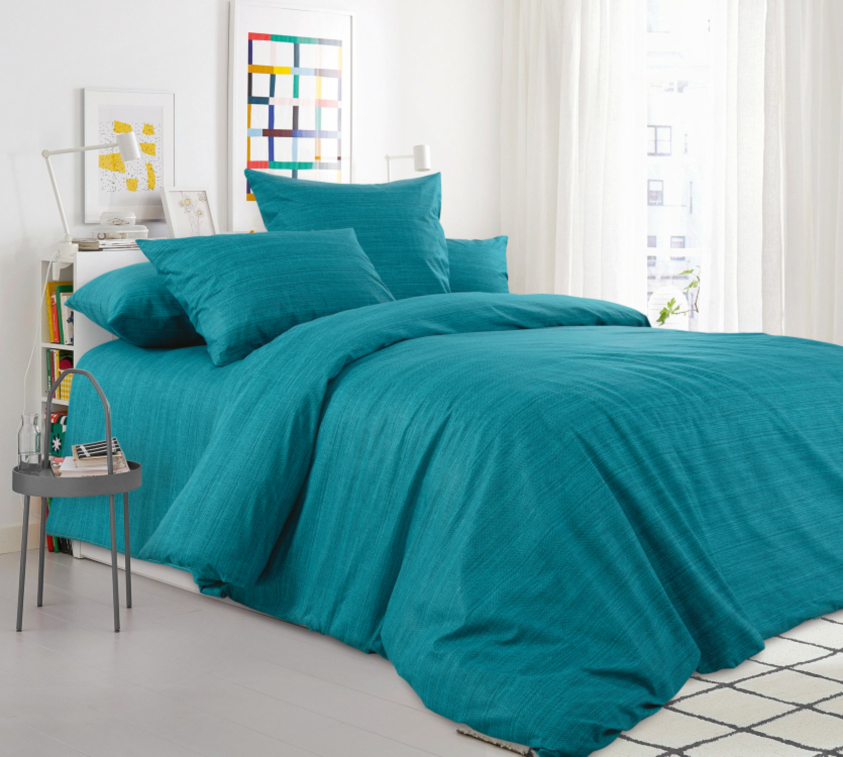 фото Комплект постельного белья малахит 2-спальный перкаль зеленый текс-дизайн