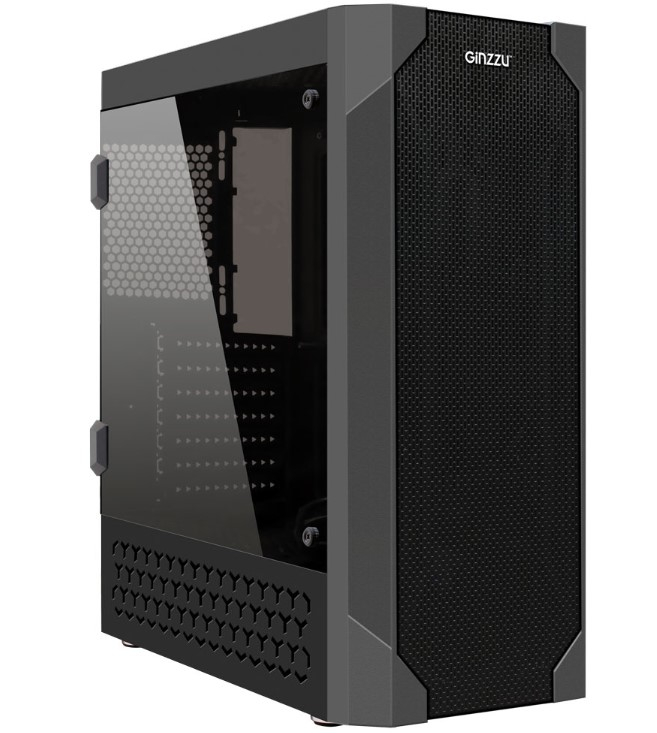 

Корпус компьютерный Ginzzu SL300 Black, SL300