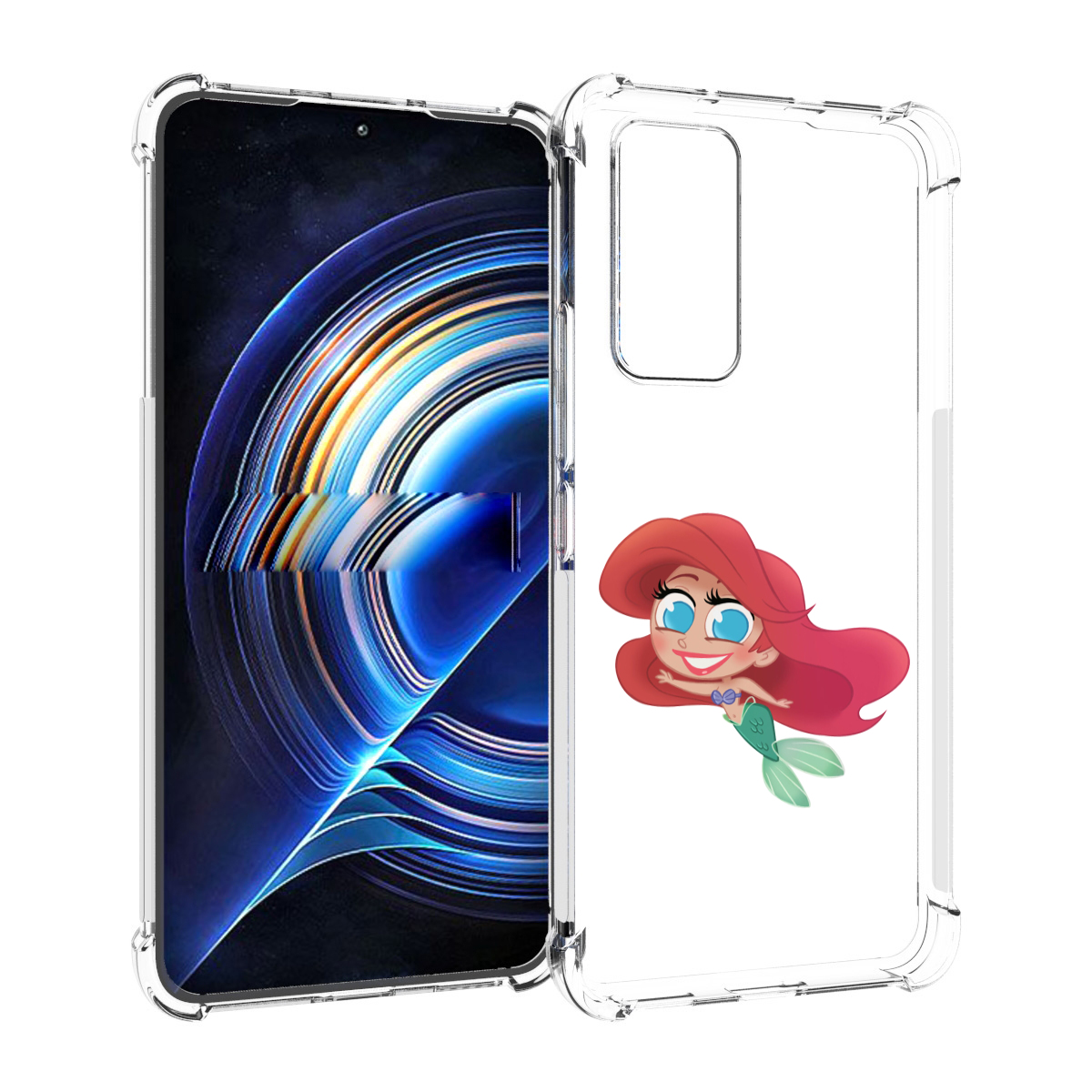 

Чехол MyPads русалка-мулатка для Tecno Camon 19 Neo, Прозрачный, Tocco