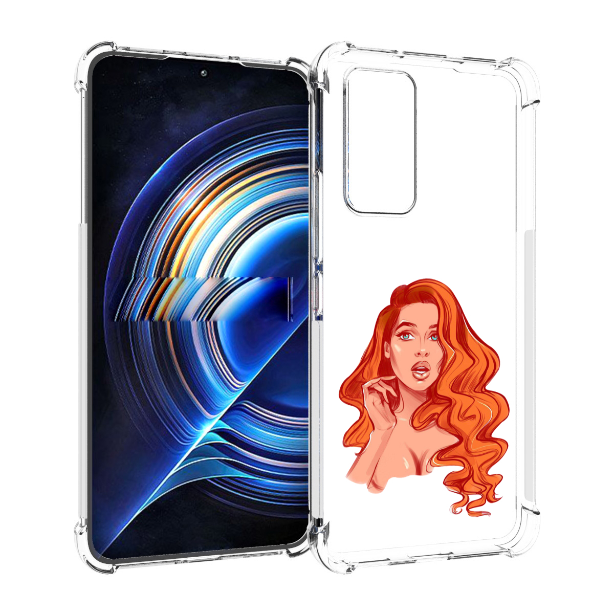 

Чехол MyPads рыжая-девушка-модельной-внешности женский для Tecno Camon 19 Neo, Прозрачный, Tocco