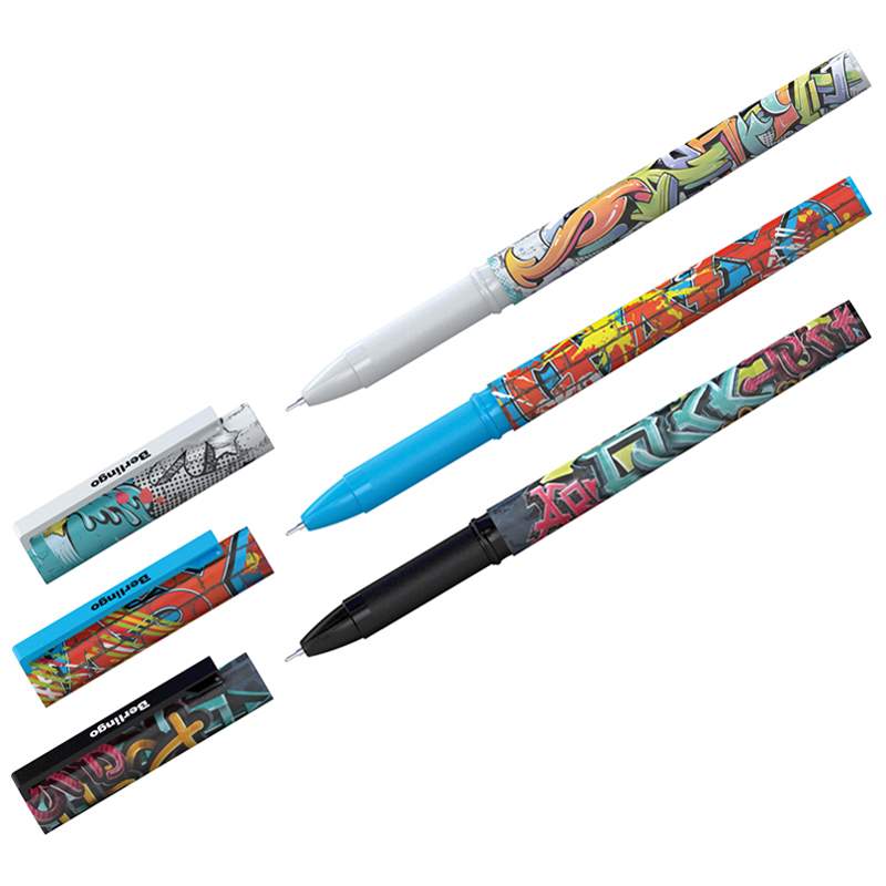 

Ручка шариковая BERLINGO "Funline XL. StreetArt", синяя, 0,7мм, арт. 297812 - (24 шт.)