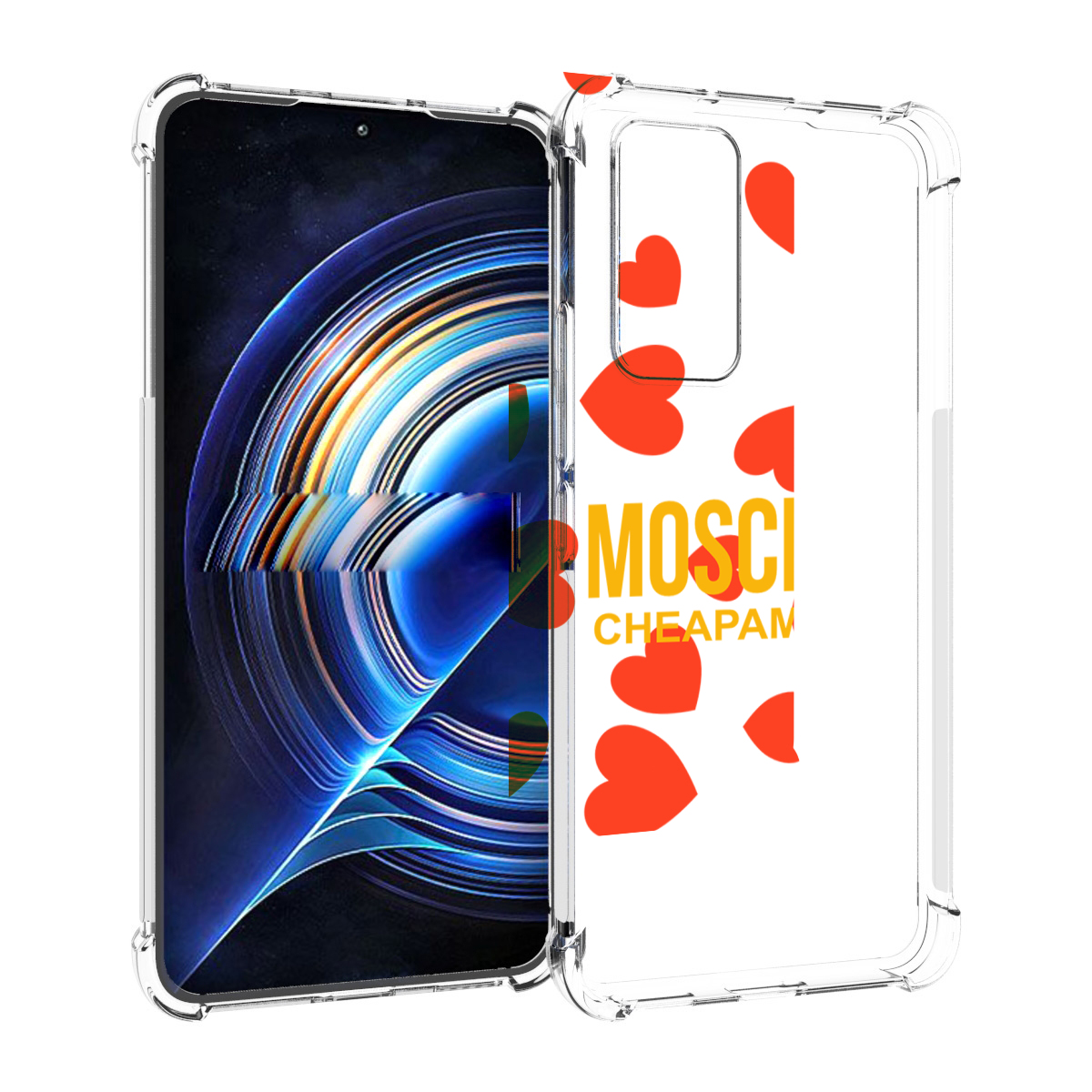 

Чехол MyPads сердца-москино для Tecno Camon 19 Neo, Прозрачный, Tocco