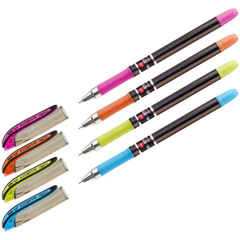 

Ручка шариковая CELLO "Maxriter XS tinted black", синяя, 0,7мм, арт. 293054 - (35 шт.)