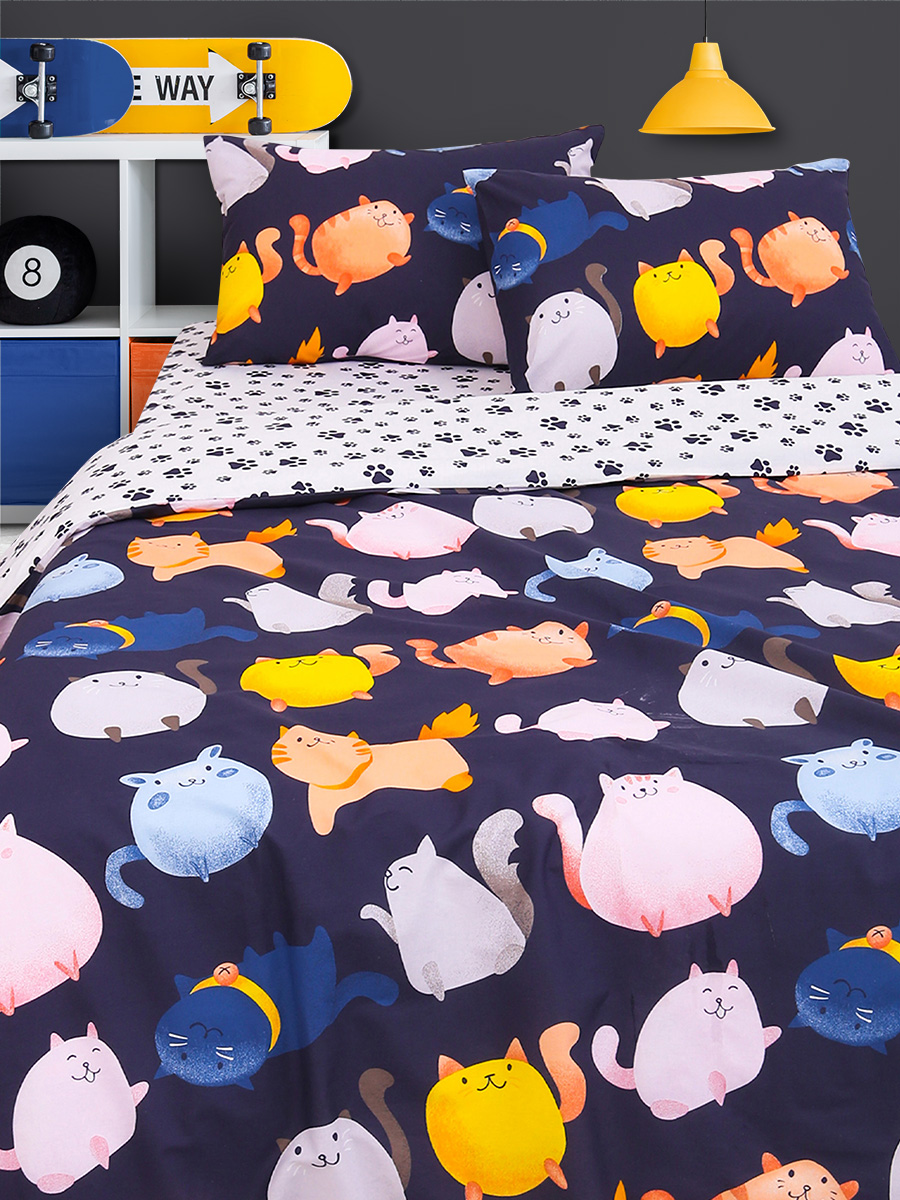 

Постельное белье Uniqcute 2,0 спальное из поплина наволочки 50х70 Гетито 804/1, Uniqcute-2,0