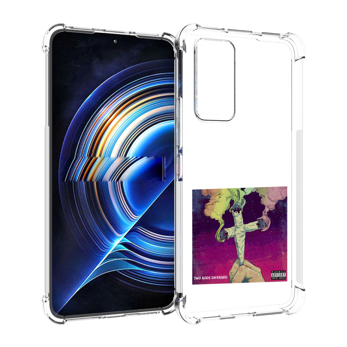 

Чехол MyPads сигаретный крест для Tecno Camon 19 Neo, Прозрачный, Tocco