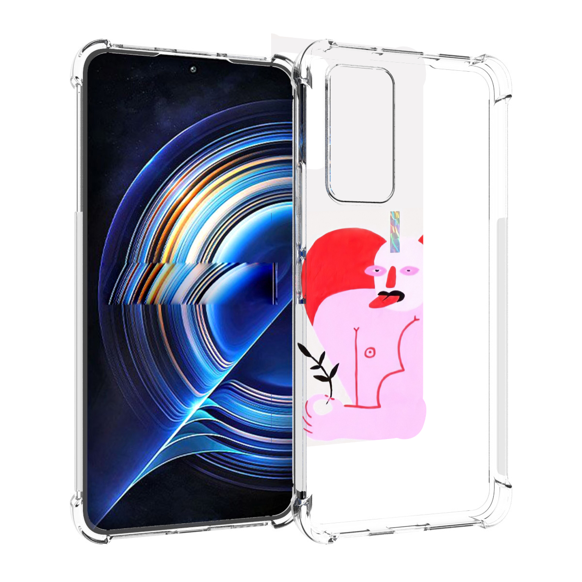 

Чехол MyPads силач в сердце женский для Tecno Camon 19 Neo, Прозрачный, Tocco