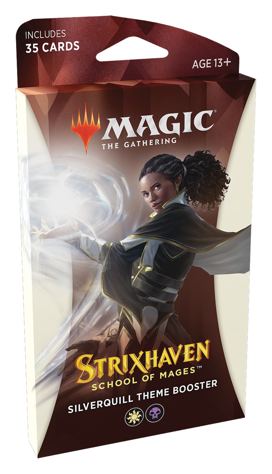 Mtg: тематический белый бустер издания strixhaven: school of mages на английском языке 100043125611