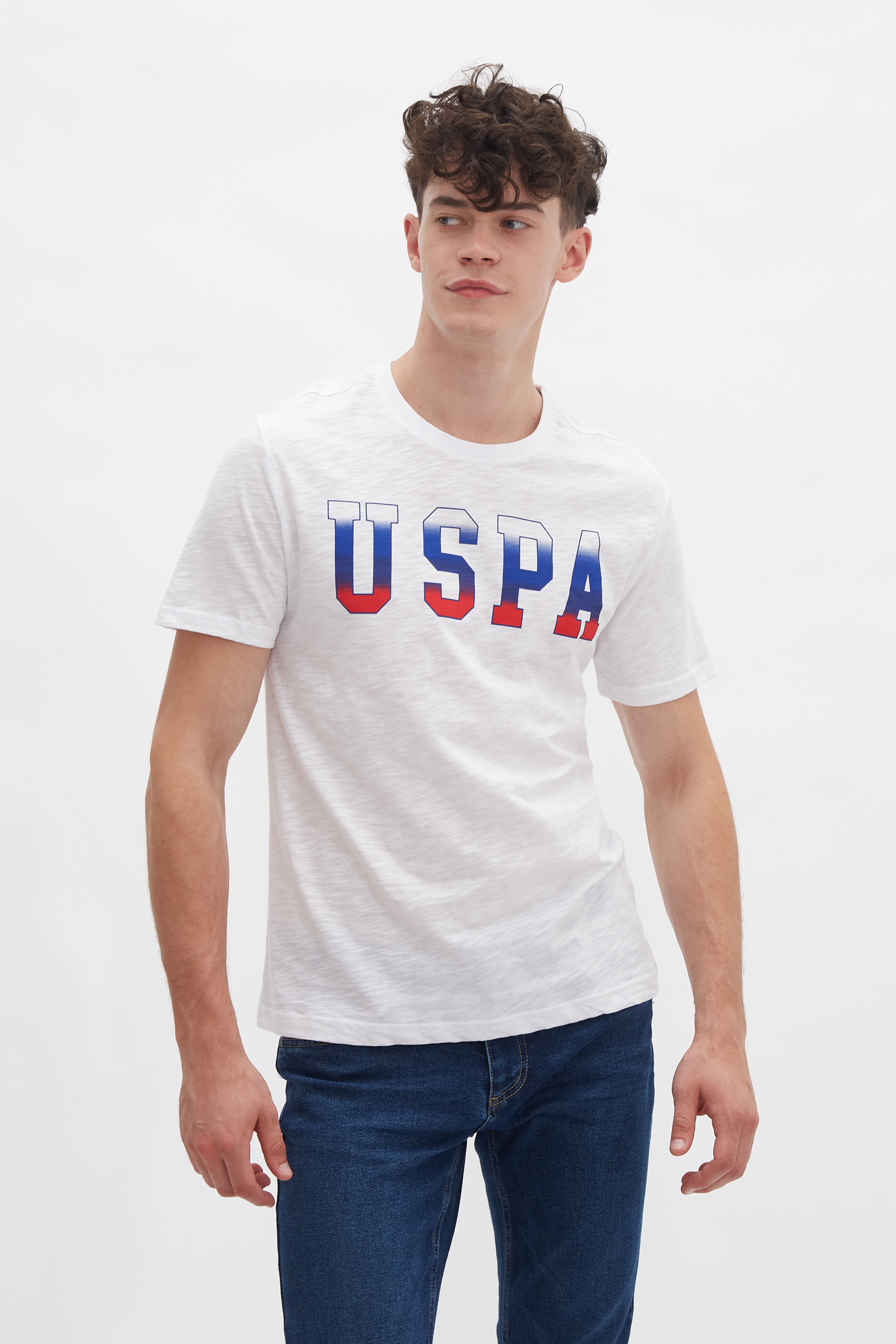 

Футболка мужская U.S. POLO Assn. G081SZ0110GRAFT белая S, G081SZ0110GRAFT