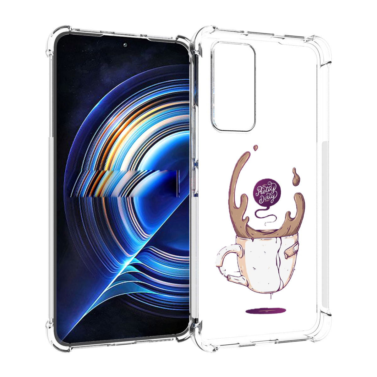 

Чехол MyPads сломанный стаканчик для Tecno Camon 19 Neo, Прозрачный, Tocco