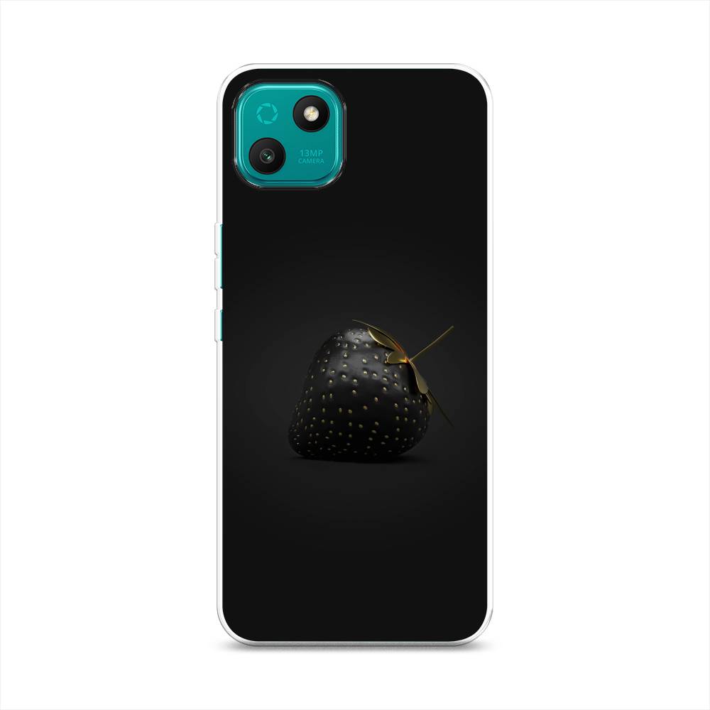 

Чехол Awog на Wiko T10 "Черная клубника", Золотистый;черный