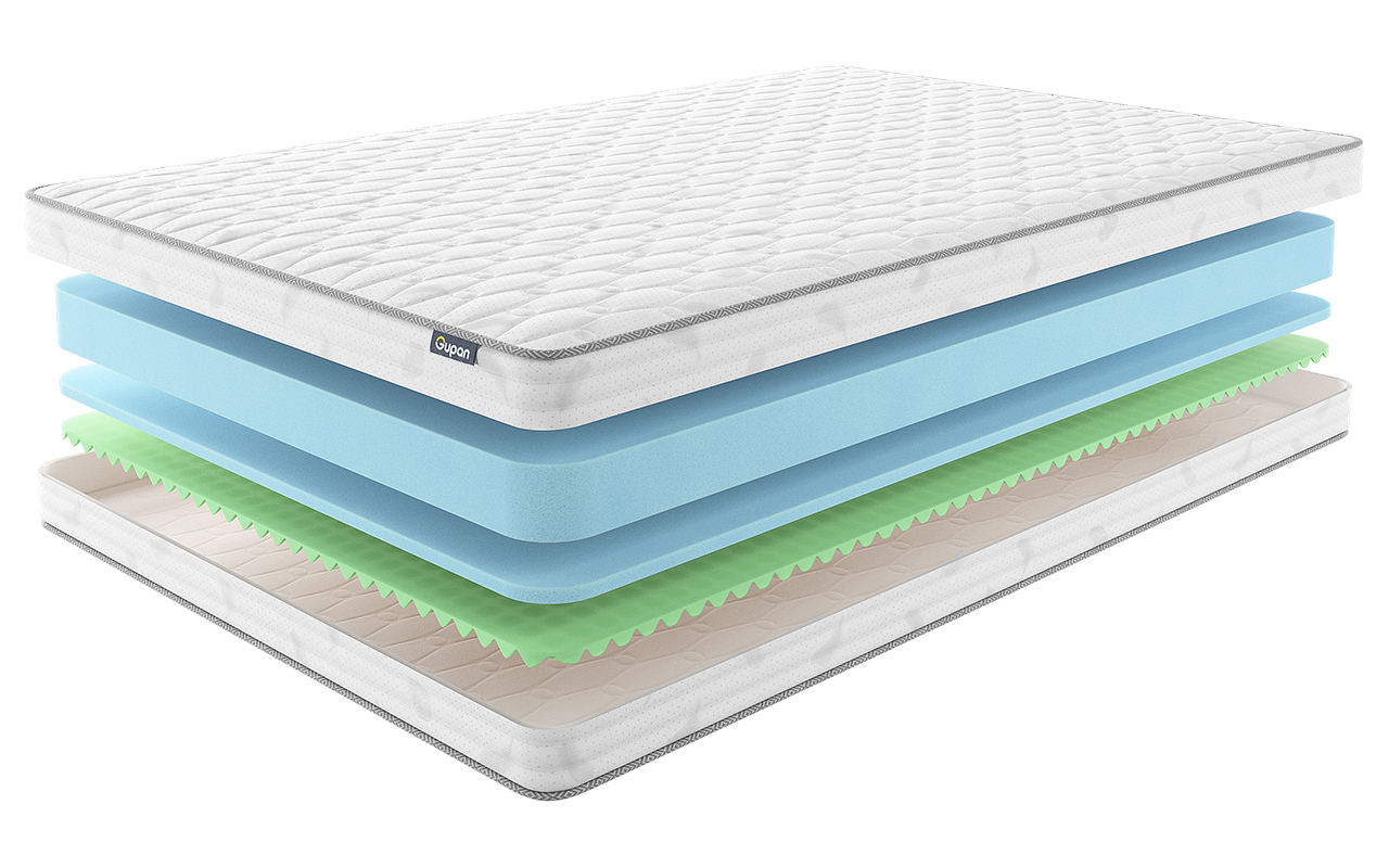 

Матрас Gupan Energy Alcor 140x200 см, Белый, Energy Alcor