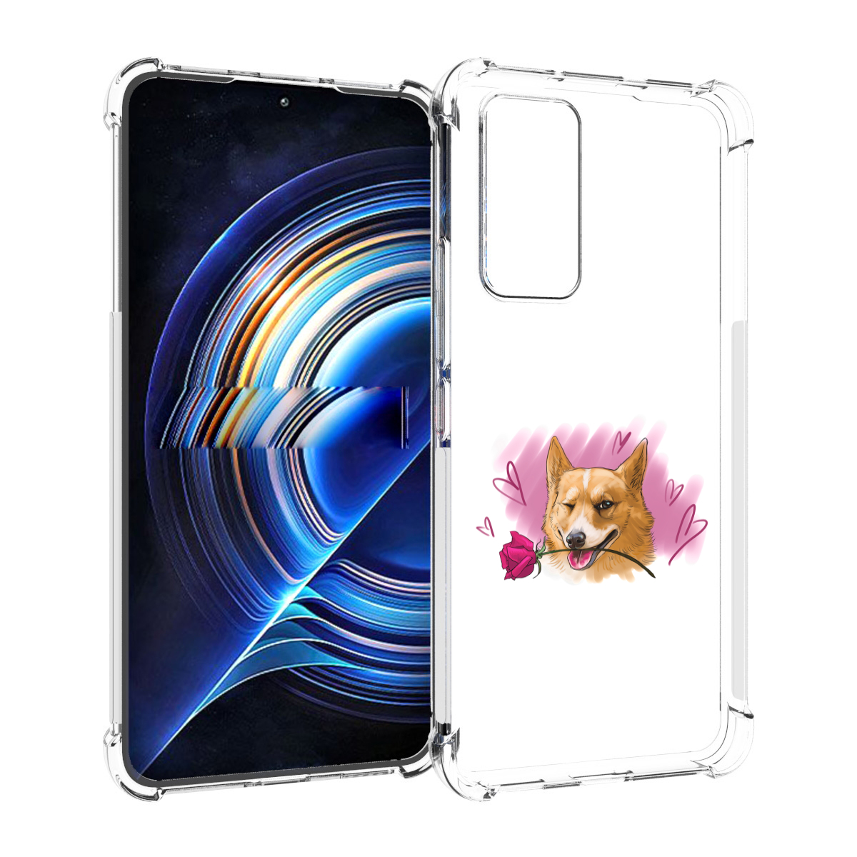 

Чехол MyPads собачка-с-розочкой для Tecno Camon 19 Neo, Прозрачный, Tocco
