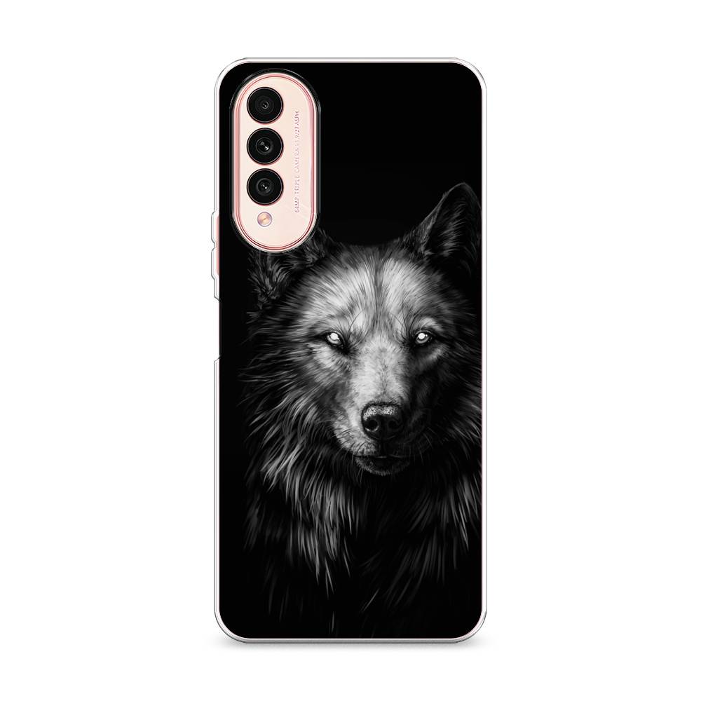 

Чехол Awog на Wiko T50 "Волк черно белый", Белый;черный