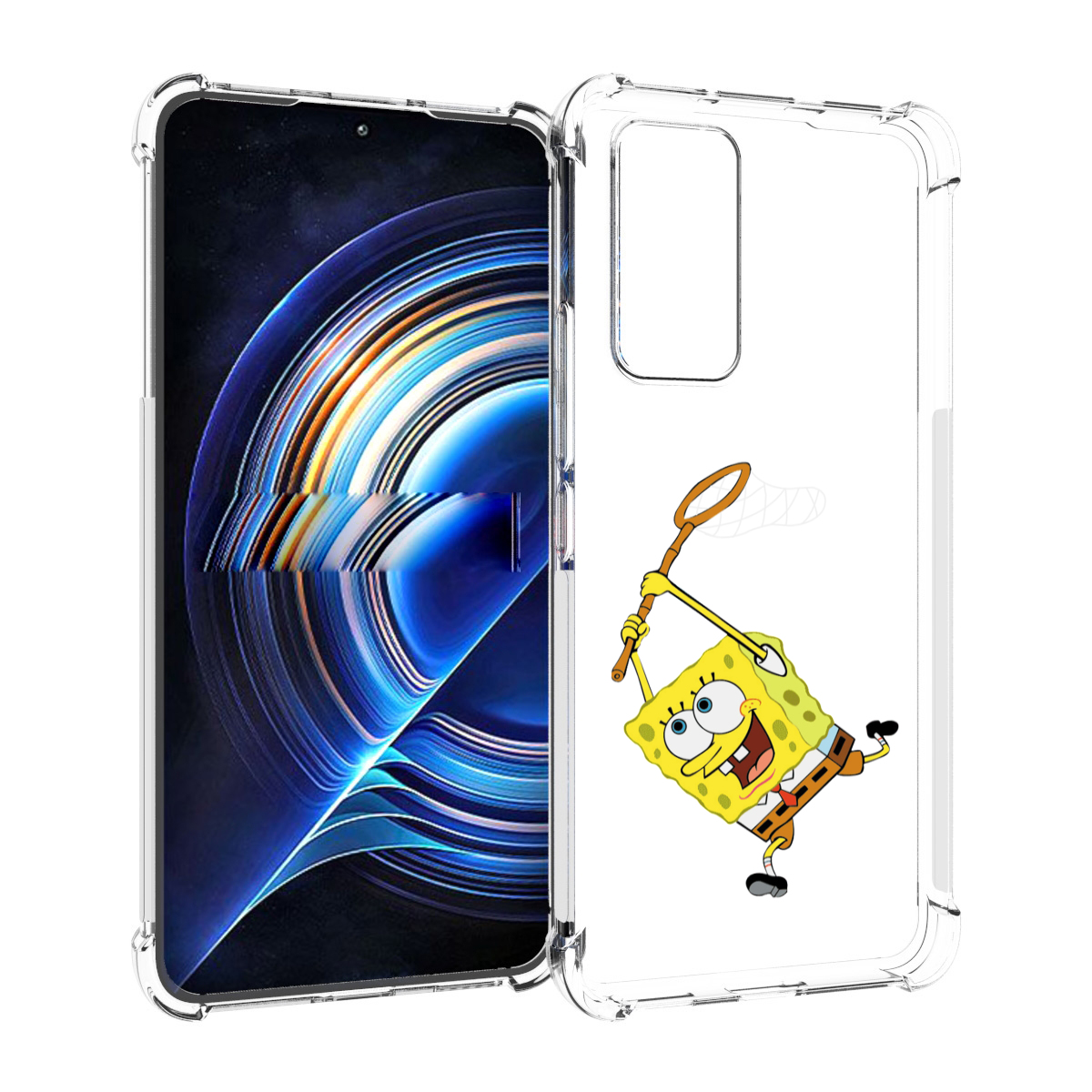

Чехол MyPads спанчбоб-с-сочком для Tecno Camon 19 Neo, Прозрачный, Tocco