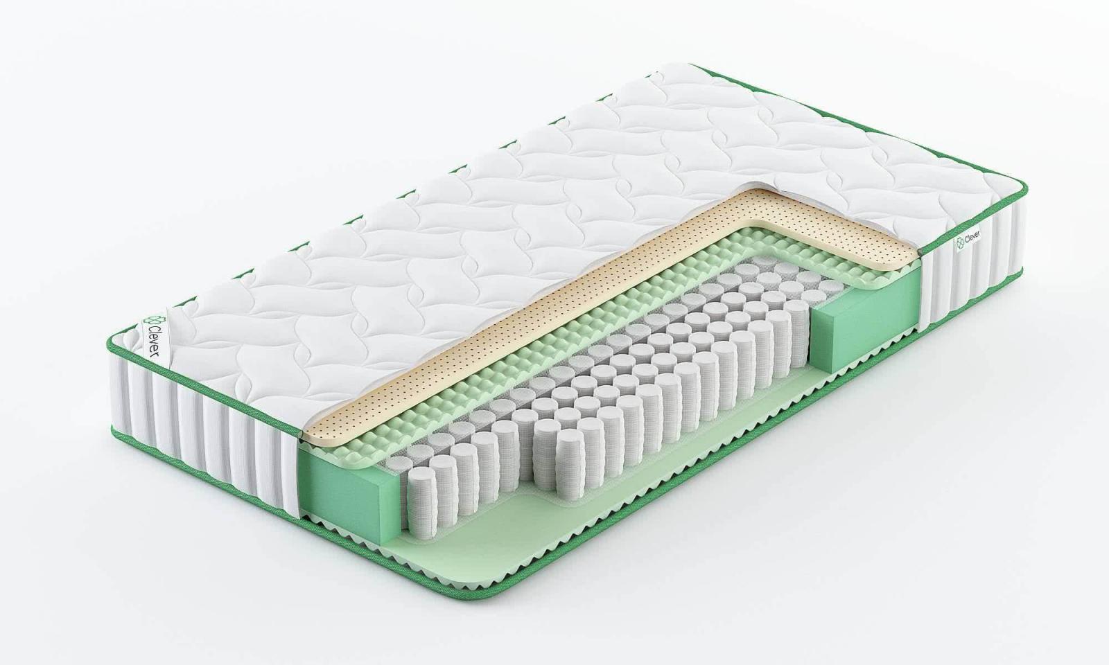 

Матрас Clever Breeze 90x170, Белый, Breeze