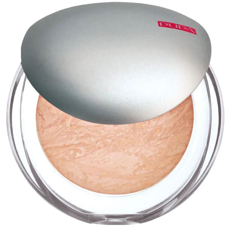 Пудра компактная запеченная PUPA Luminys Baked Face Powder, тон №05 Amberlight (52405)