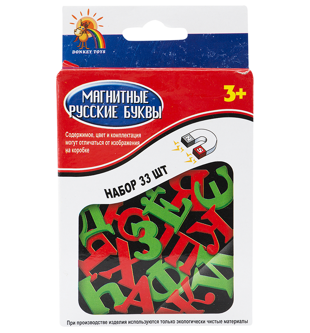 

Азбука магнитная Donkey toys DT-R33A