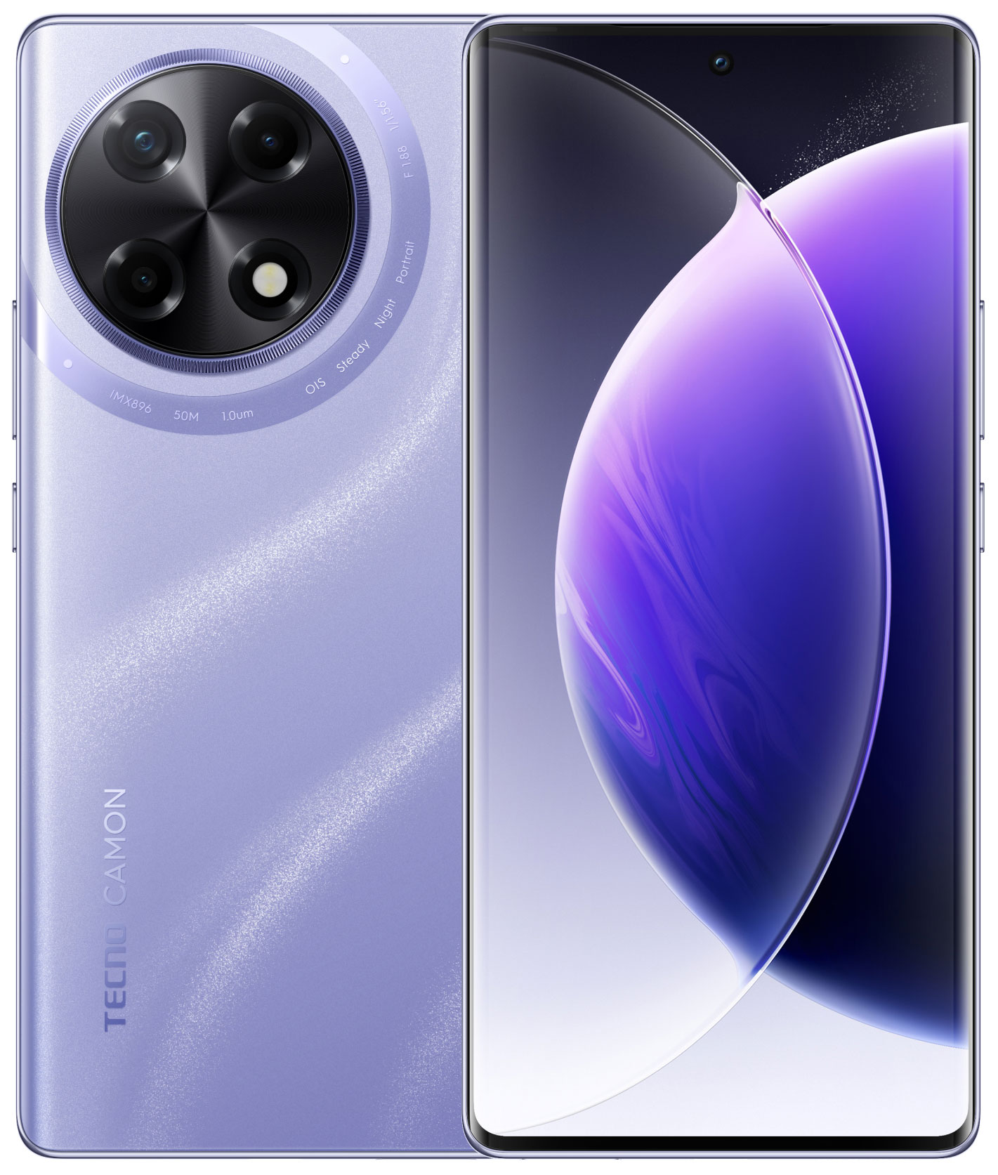 

Смартфон Tecno 30S 6/128GB Nebula Violet, 30S